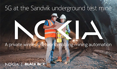 5G at Sandvik Underground Test Mine 5G at Sandvik Underground Test Mine